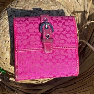 Y2k Pink coach wallet